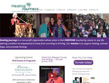 Tablet Screenshot of healingjourneys.org